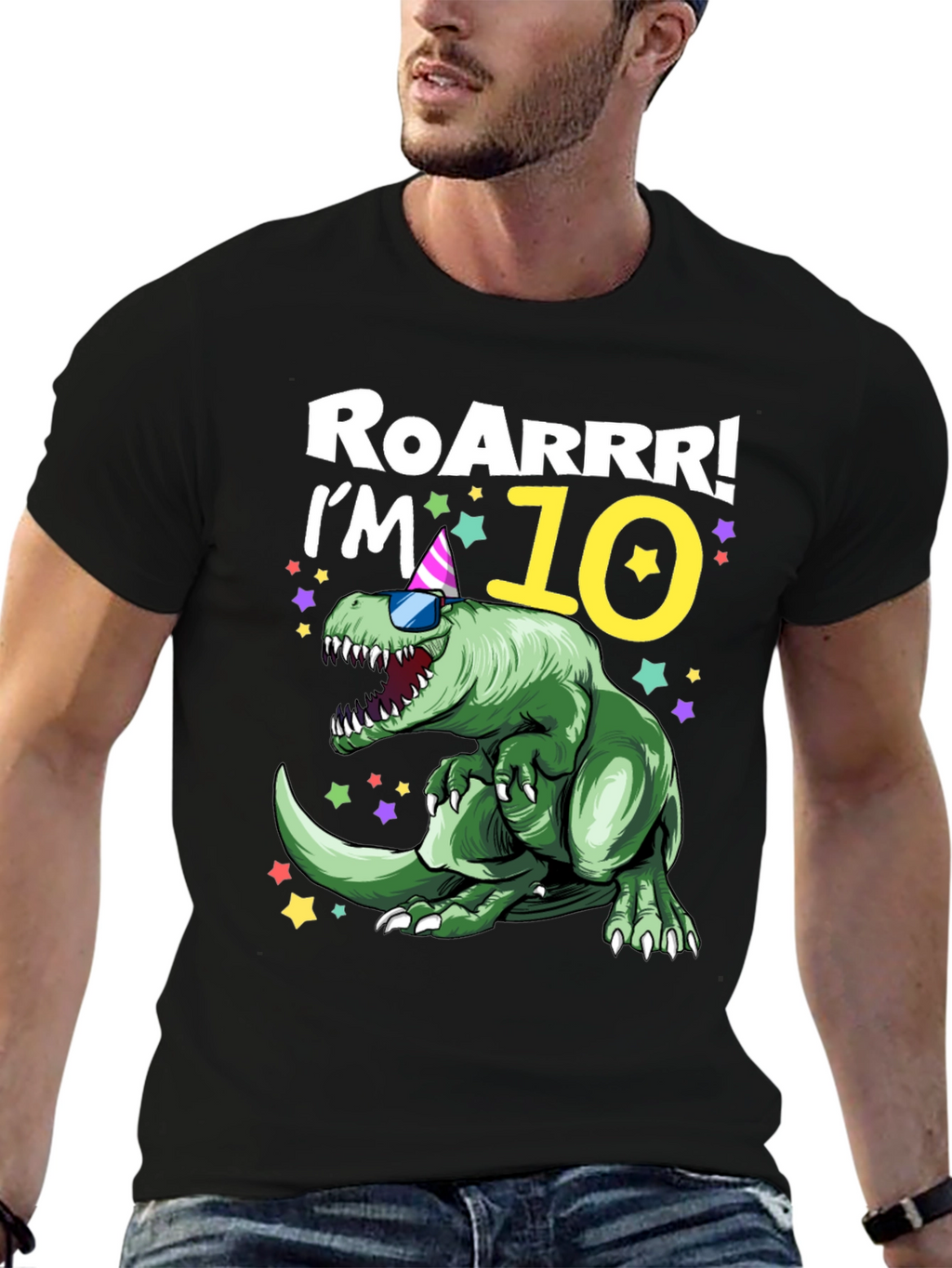 Roarrr! Im 10 Dinosaur T-Shirt