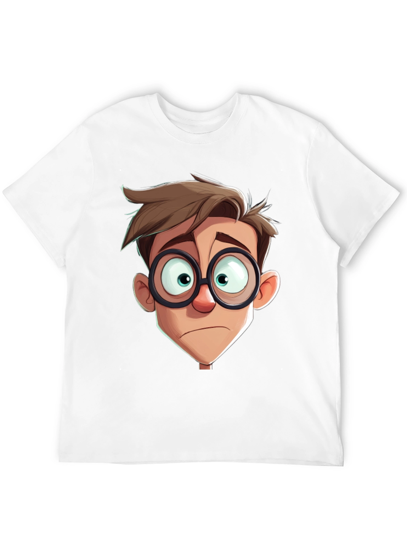 Cartoon Character Graphic Print Black T-Shirt