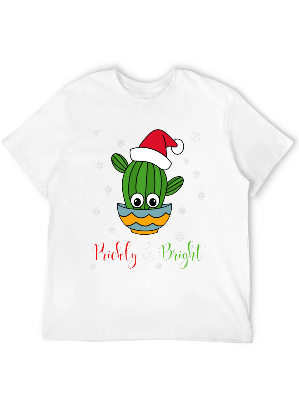 Prickly & Bright Christmas Cactus Graphic Tee