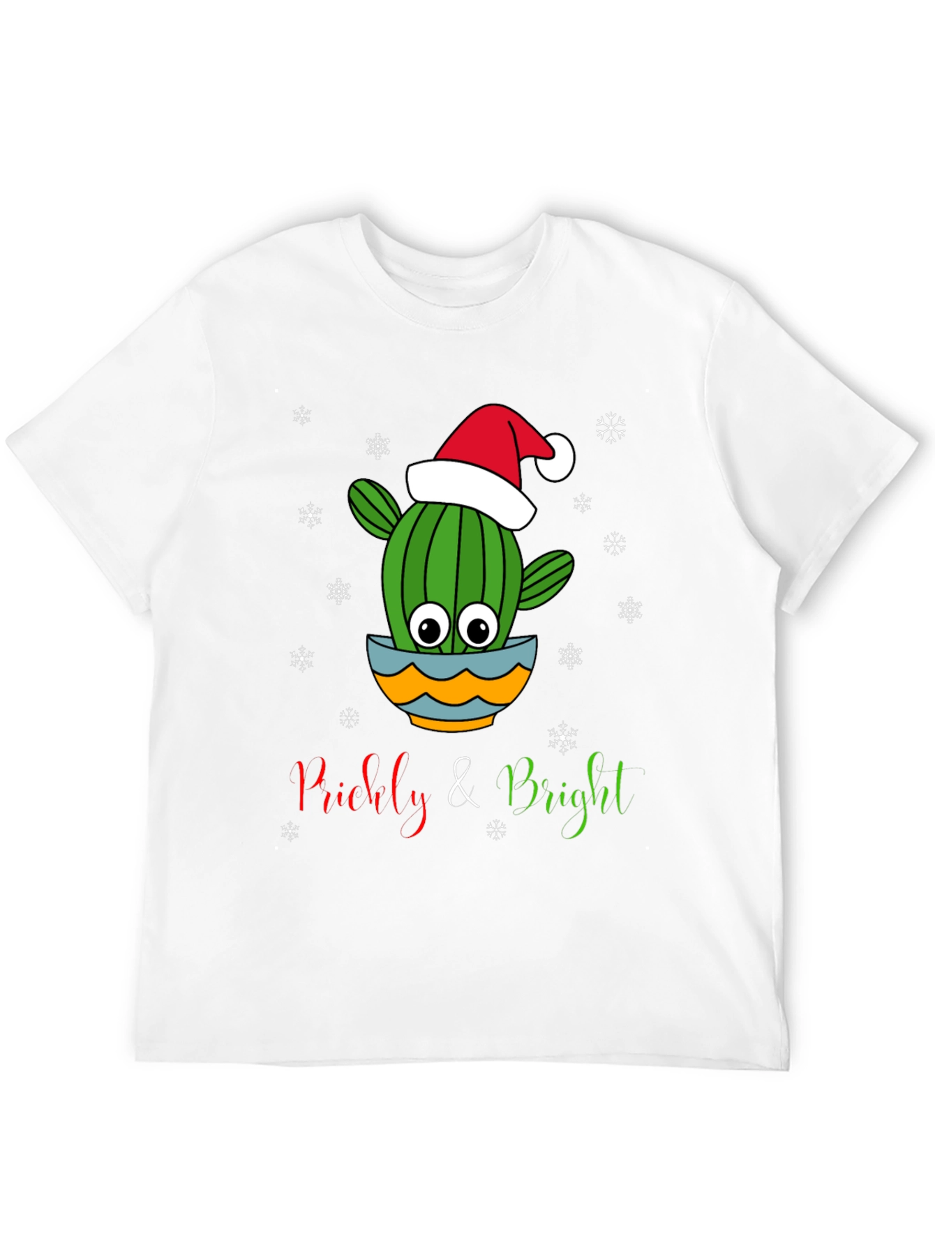 Prickly & Bright Christmas Cactus Graphic Tee