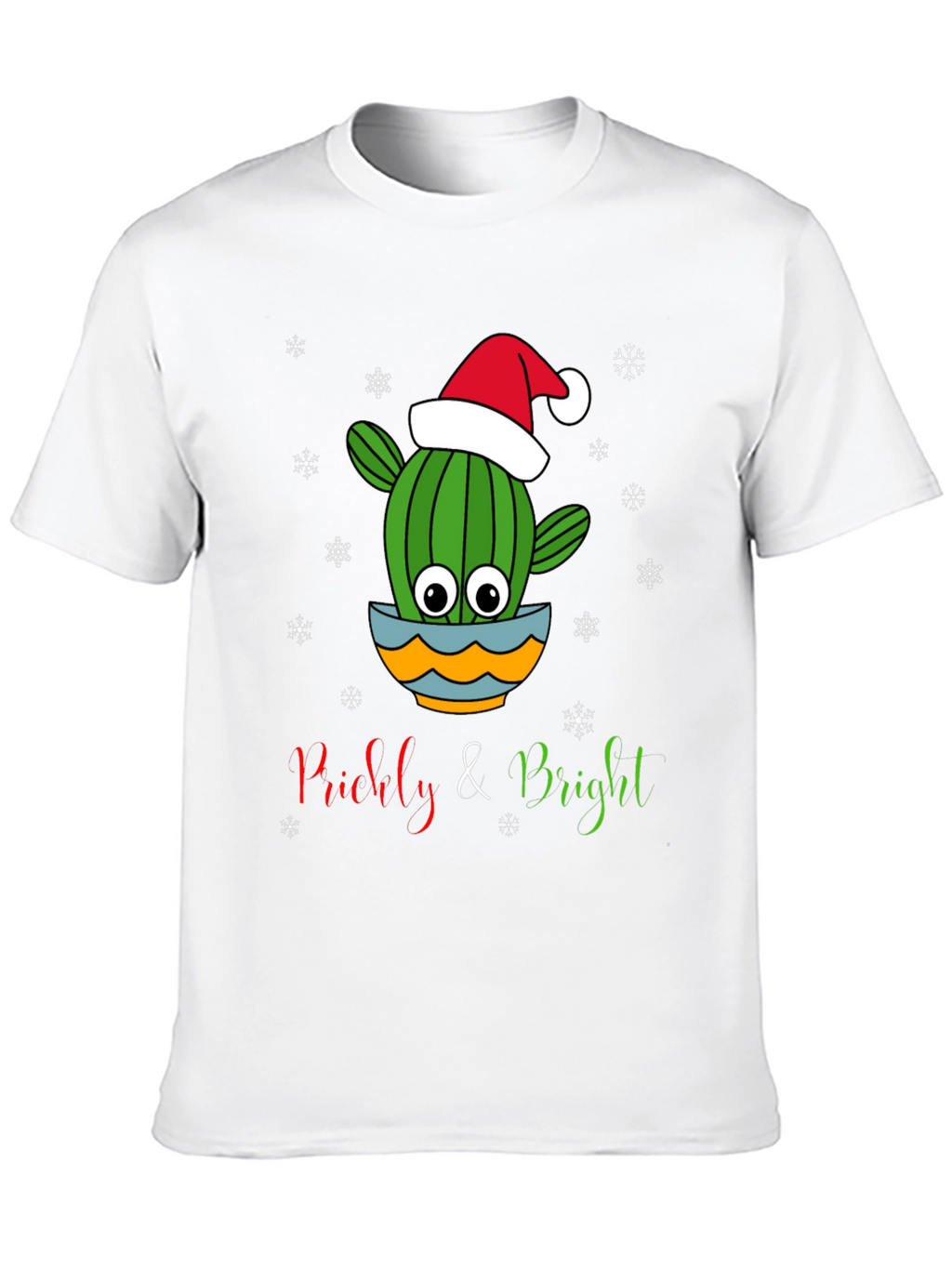 Prickly & Bright Christmas Cactus Graphic Tee