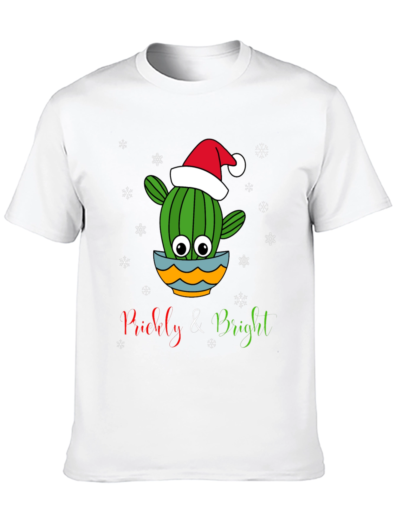 Prickly & Bright Christmas Cactus Graphic Tee
