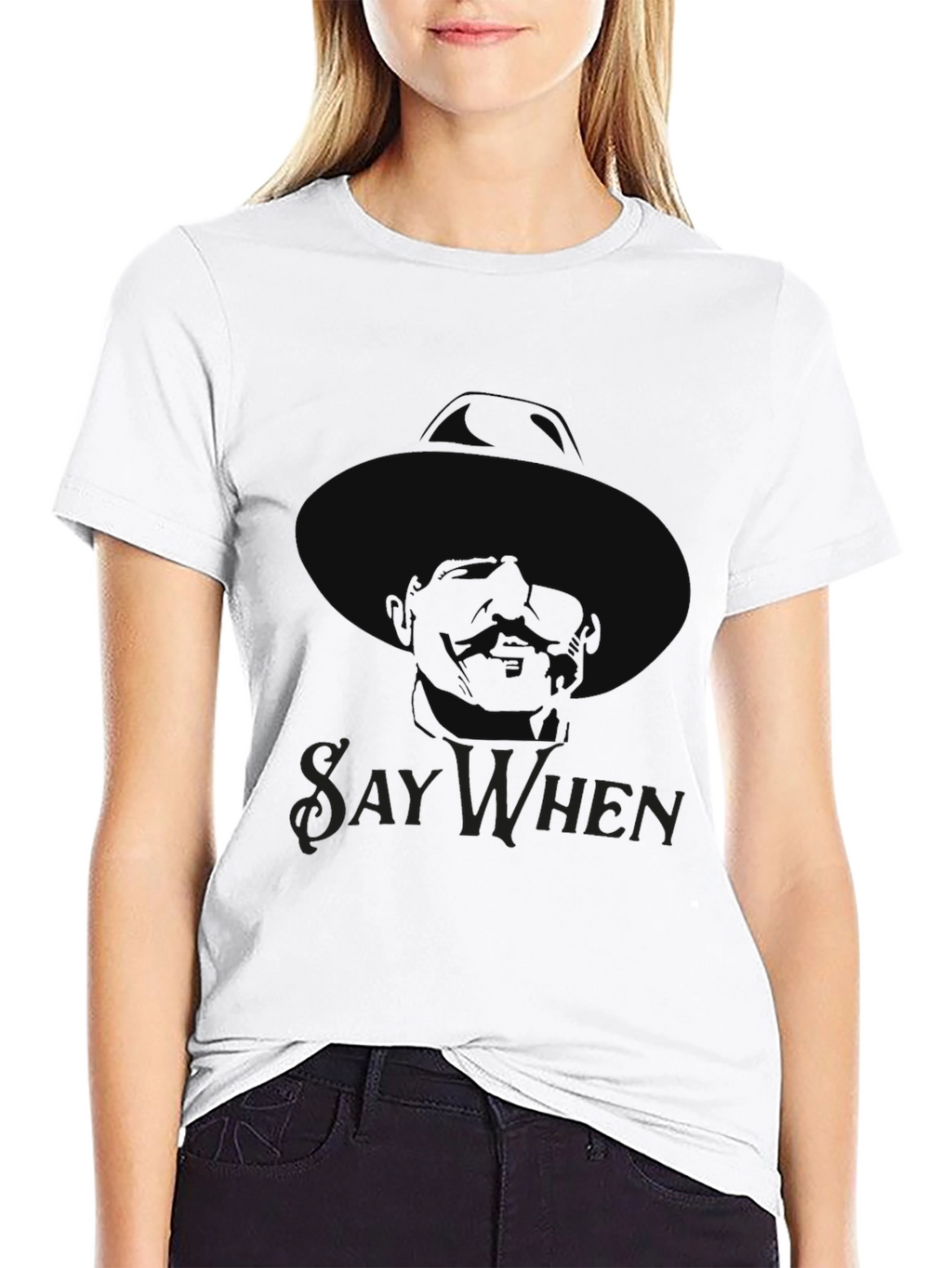 Say When Doc Holliday T-Shirt - Black