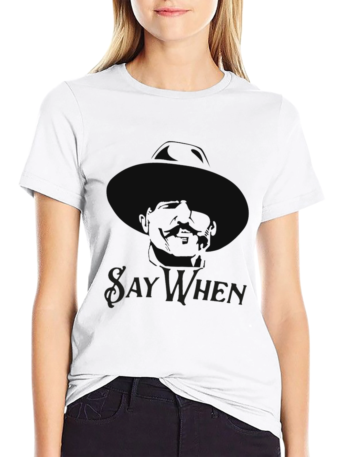 Say When Doc Holliday T-Shirt - Black