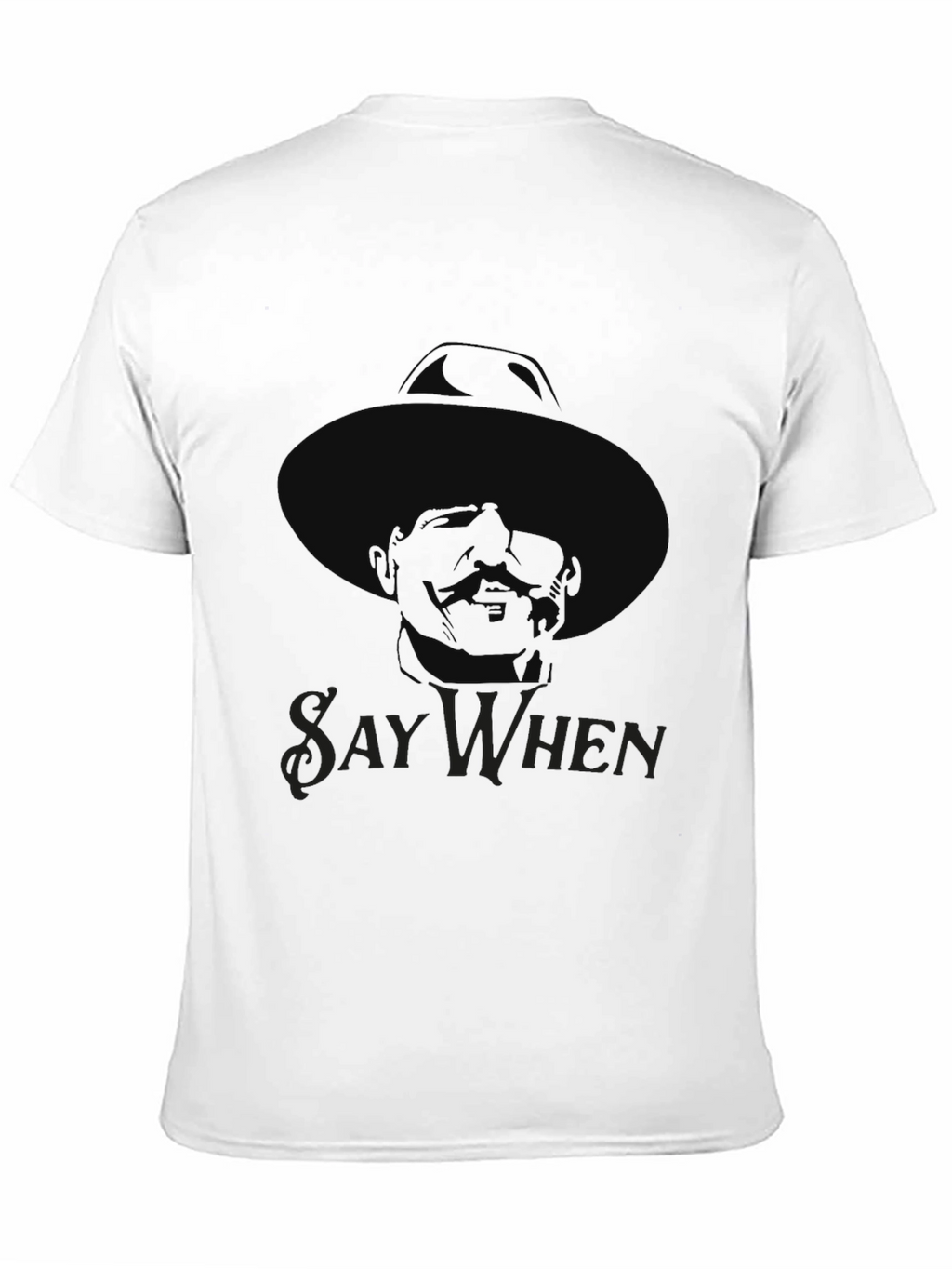Say When Doc Holliday T-Shirt - Black