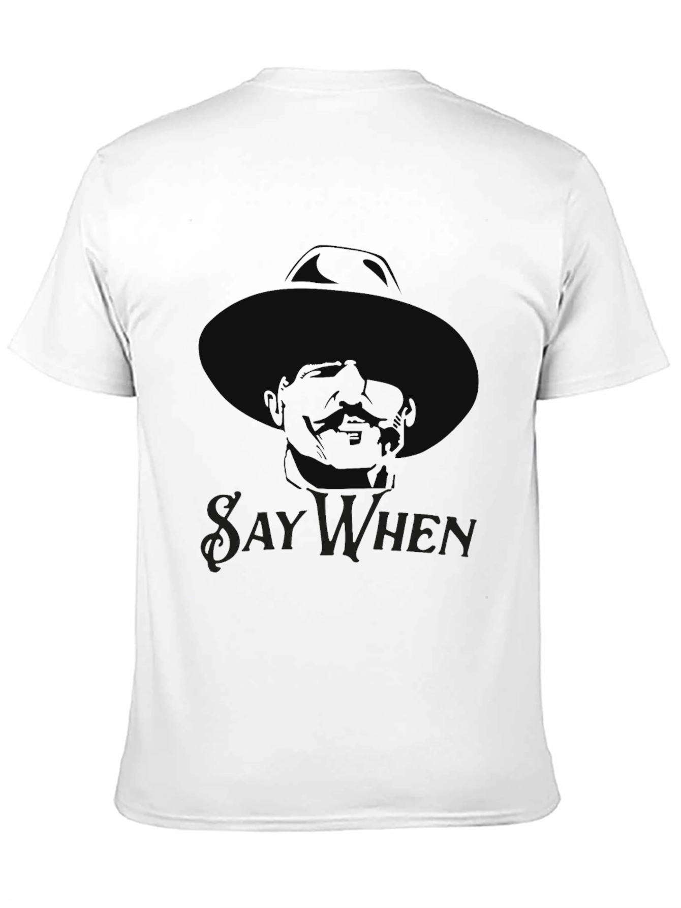 Say When Doc Holliday T-Shirt - Black