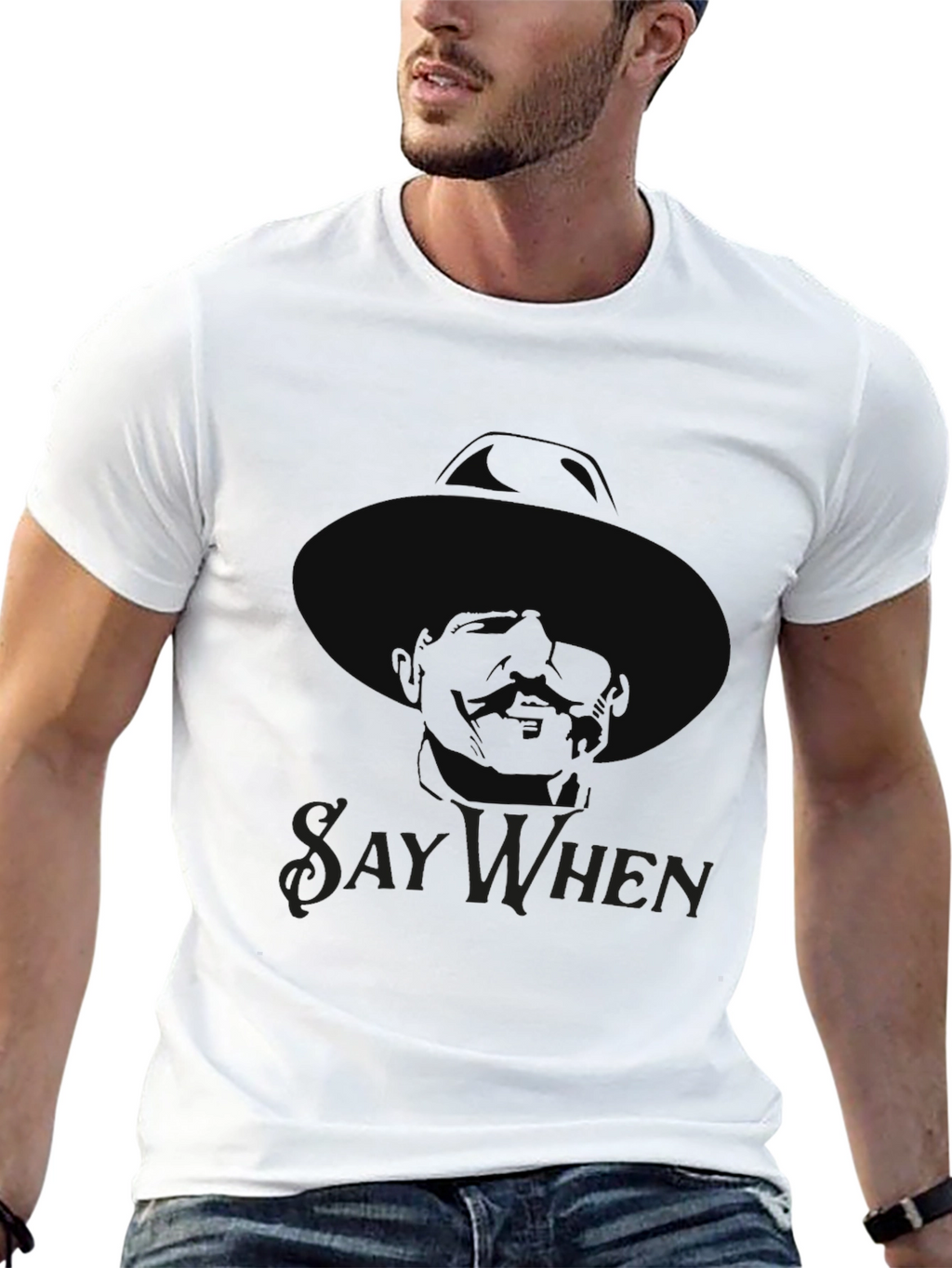 Say When Doc Holliday T-Shirt - Black
