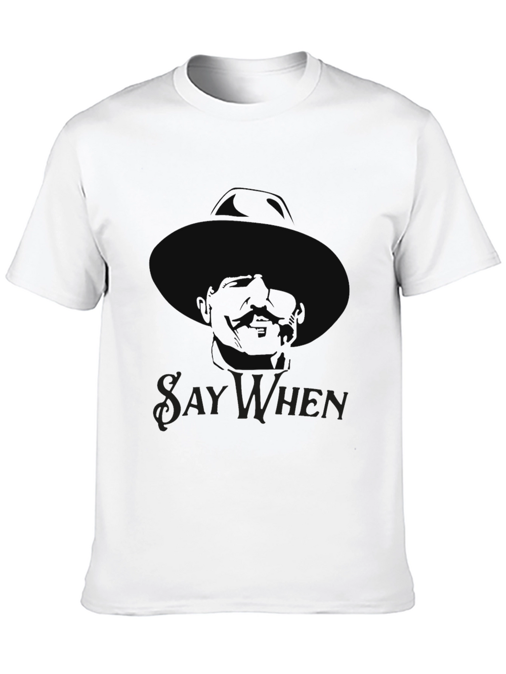 Say When Doc Holliday T-Shirt - Black