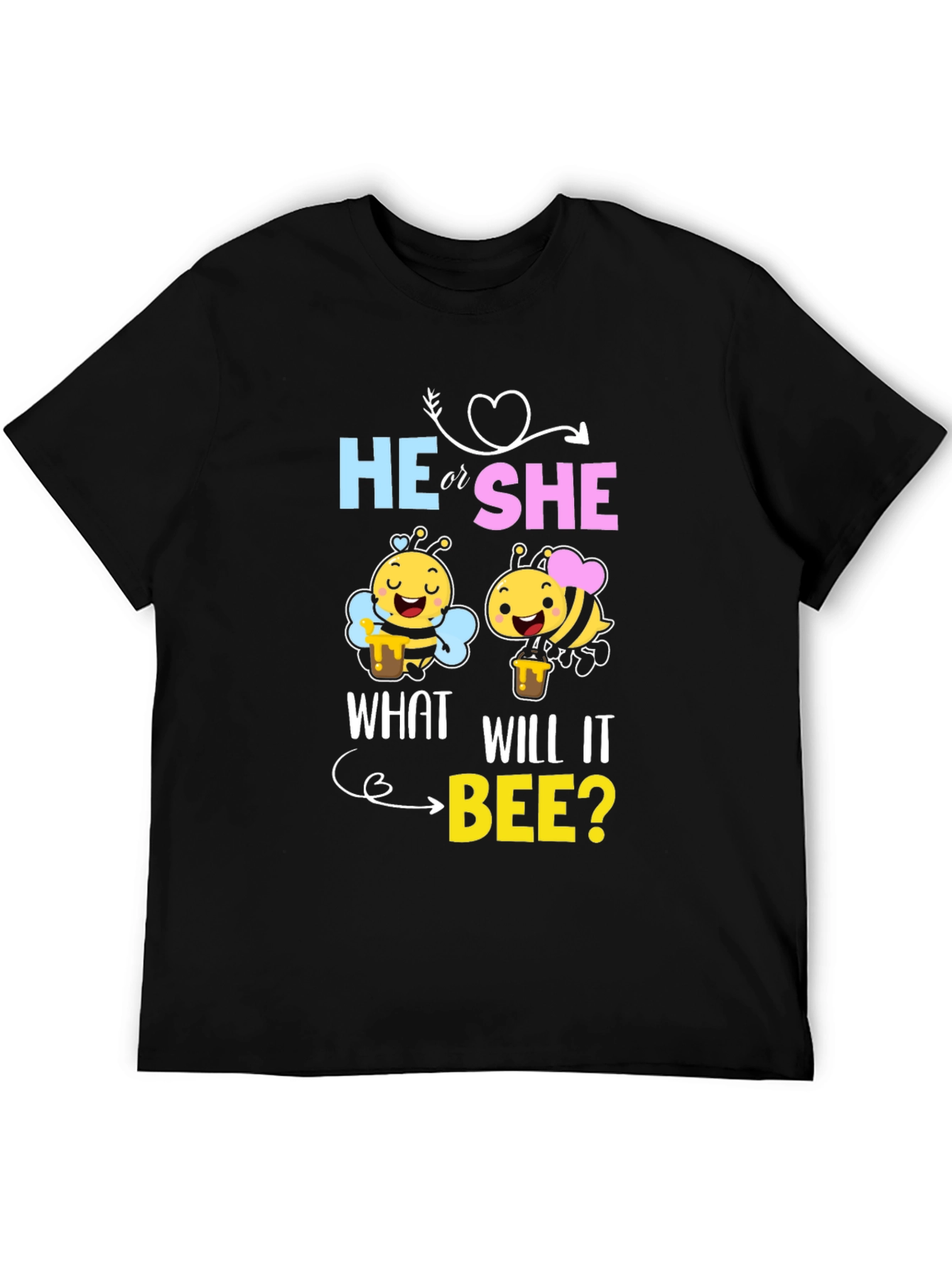 He or She What Will It Bee? Gender Reveal T-Shirt