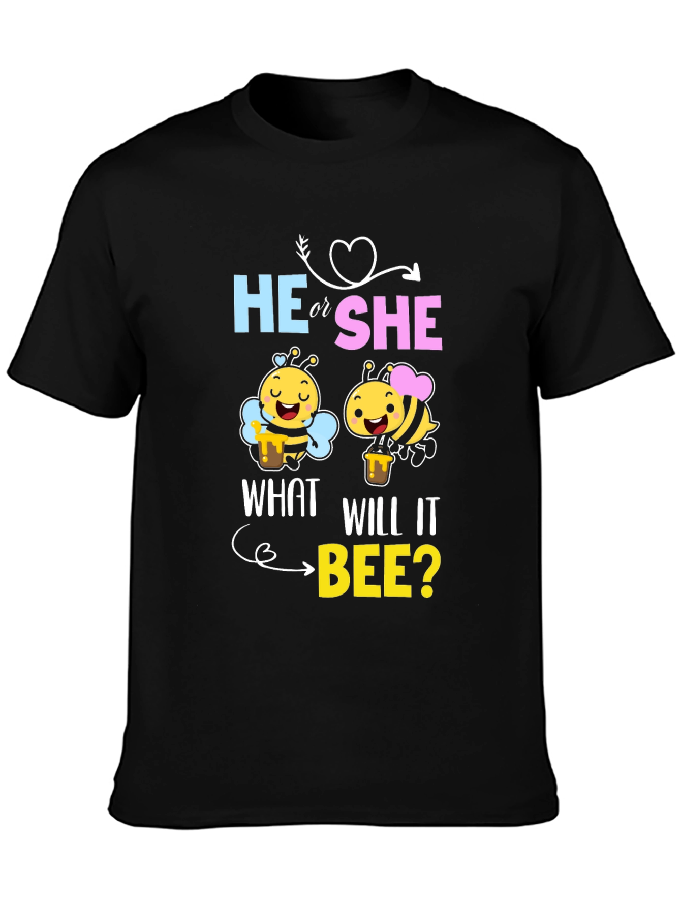 He or She What Will It Bee? Gender Reveal T-Shirt
