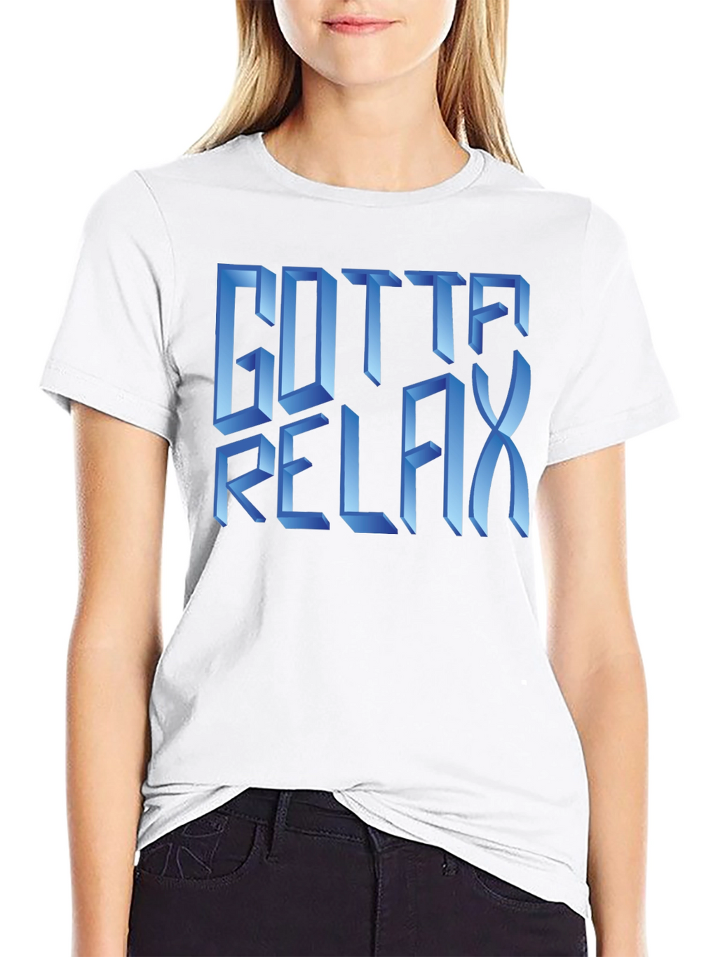 Gotta Relax Graphic T-Shirt - Black