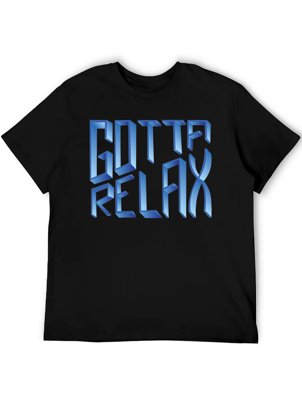 Gotta Relax Graphic T-Shirt - Black