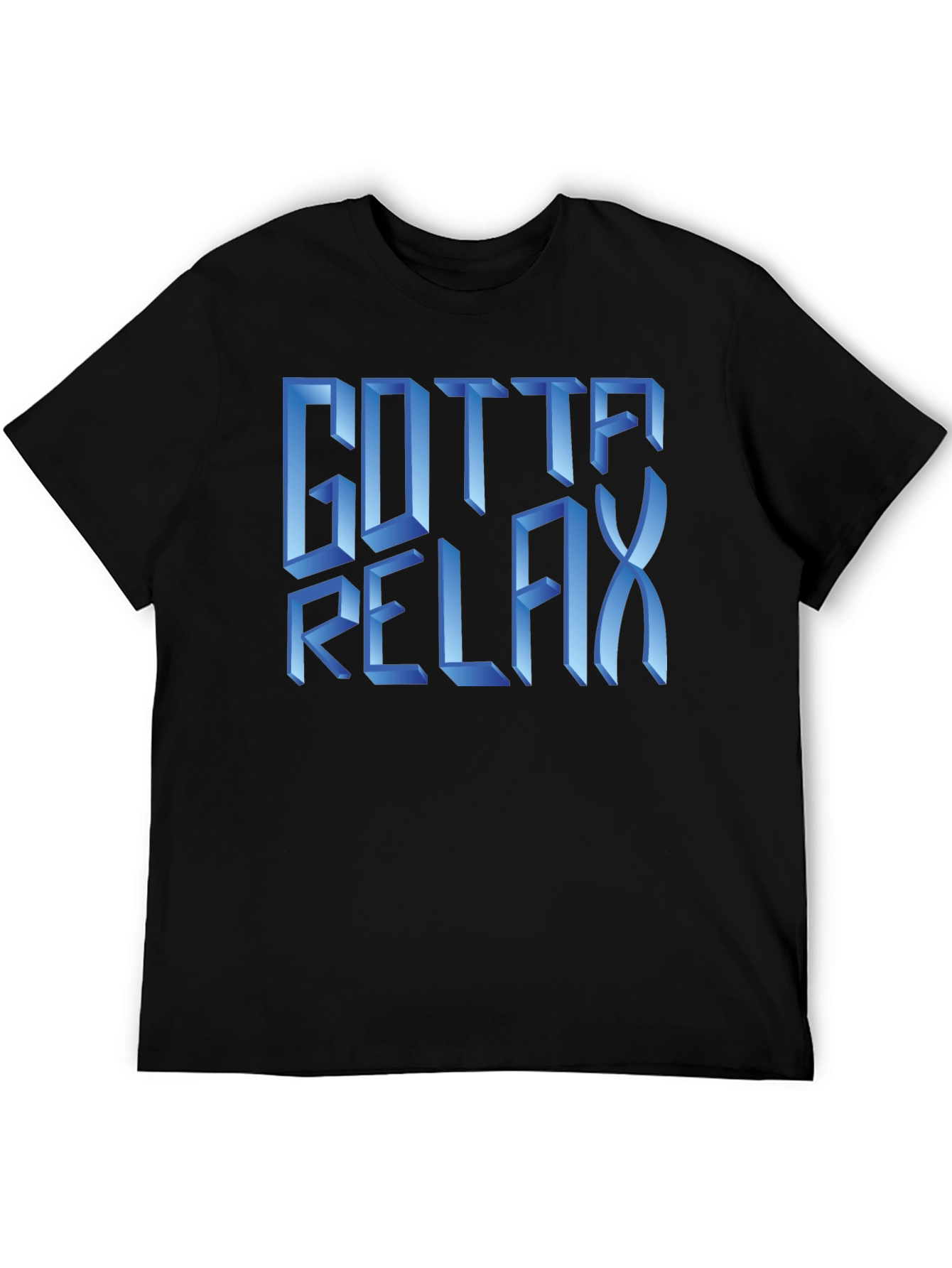 Gotta Relax Graphic T-Shirt - Black