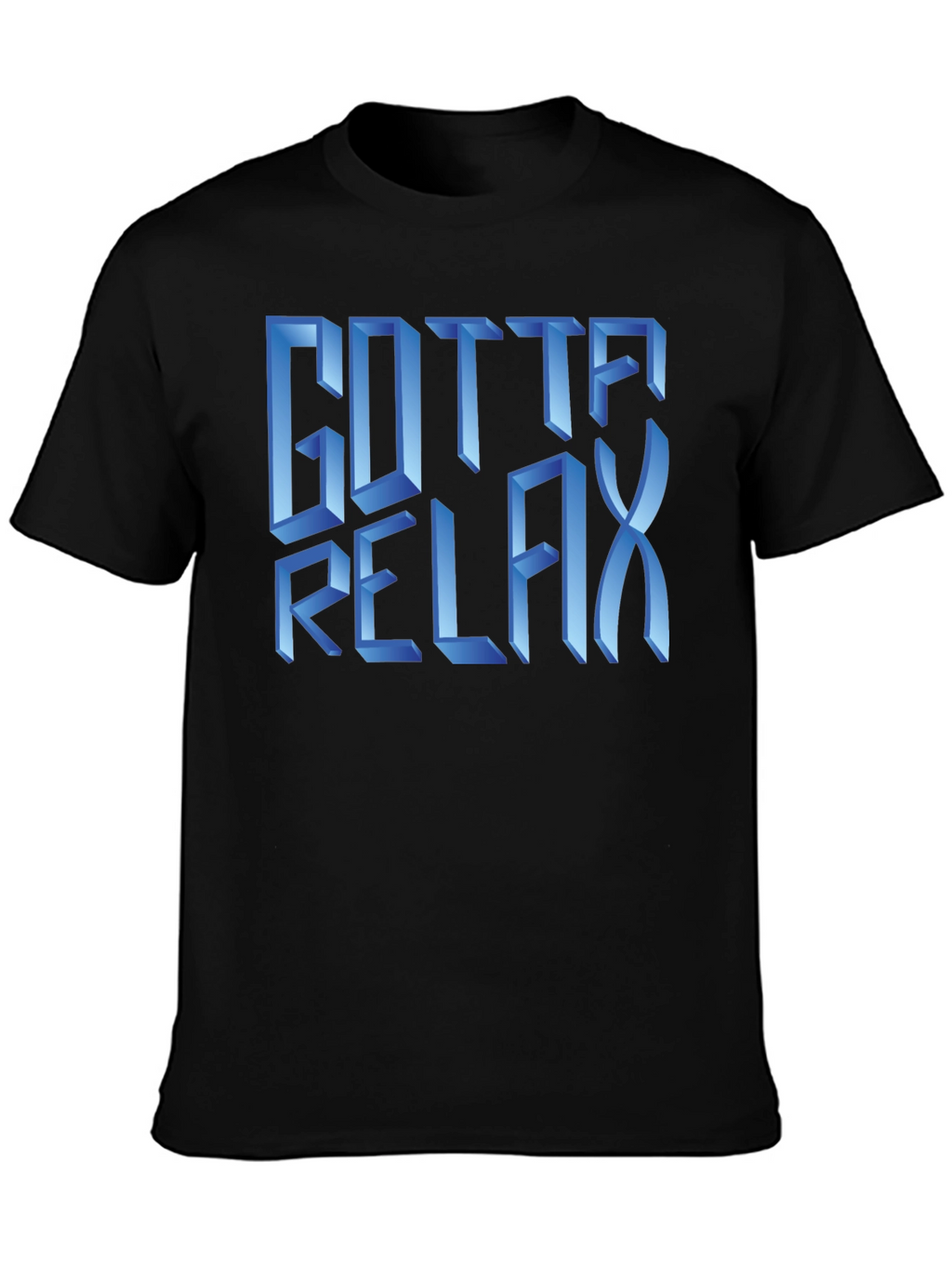 Gotta Relax Graphic T-Shirt - Black