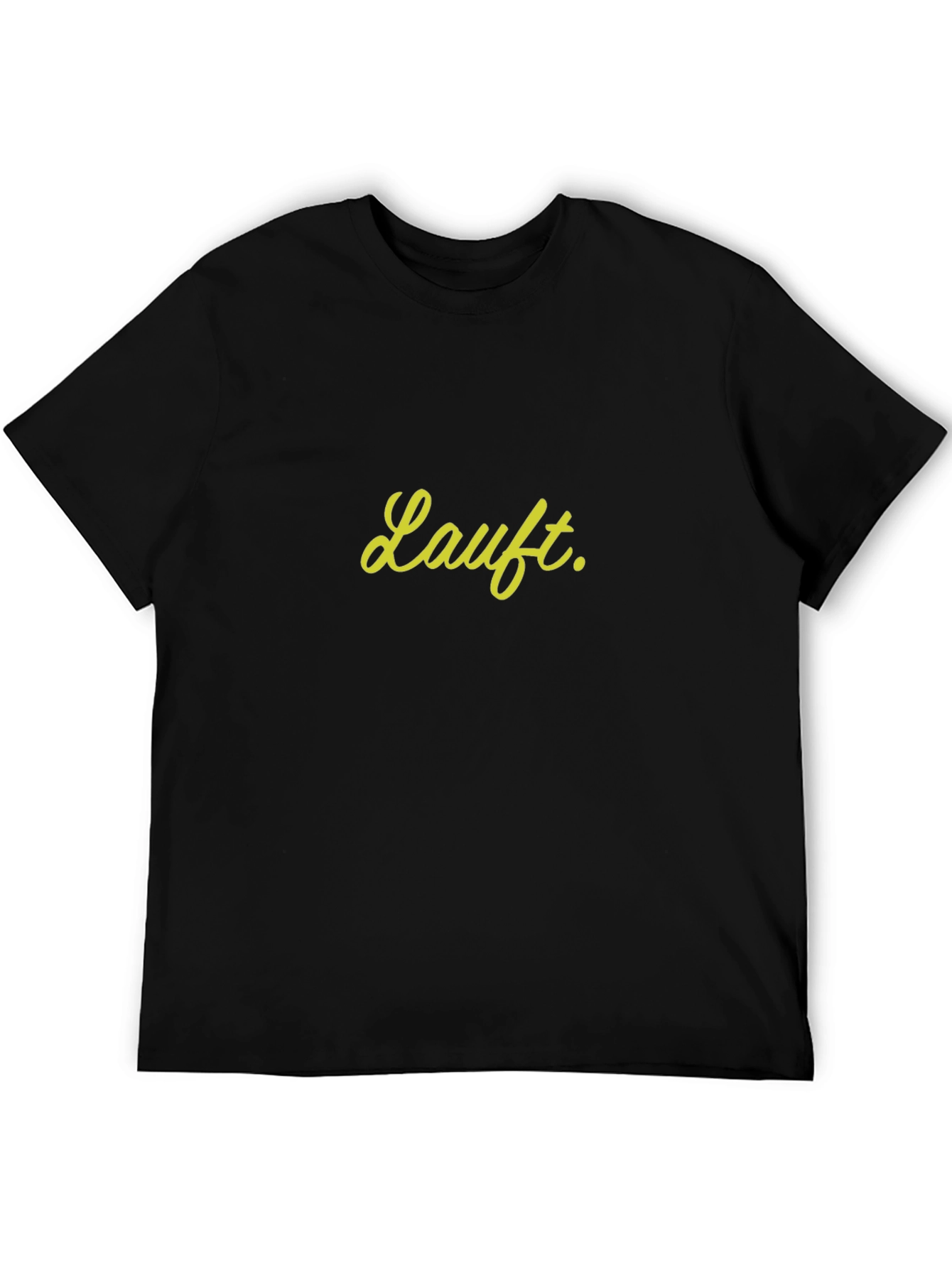 Lauft Graphic Tee - Stylish Black Cotton T-Shirt