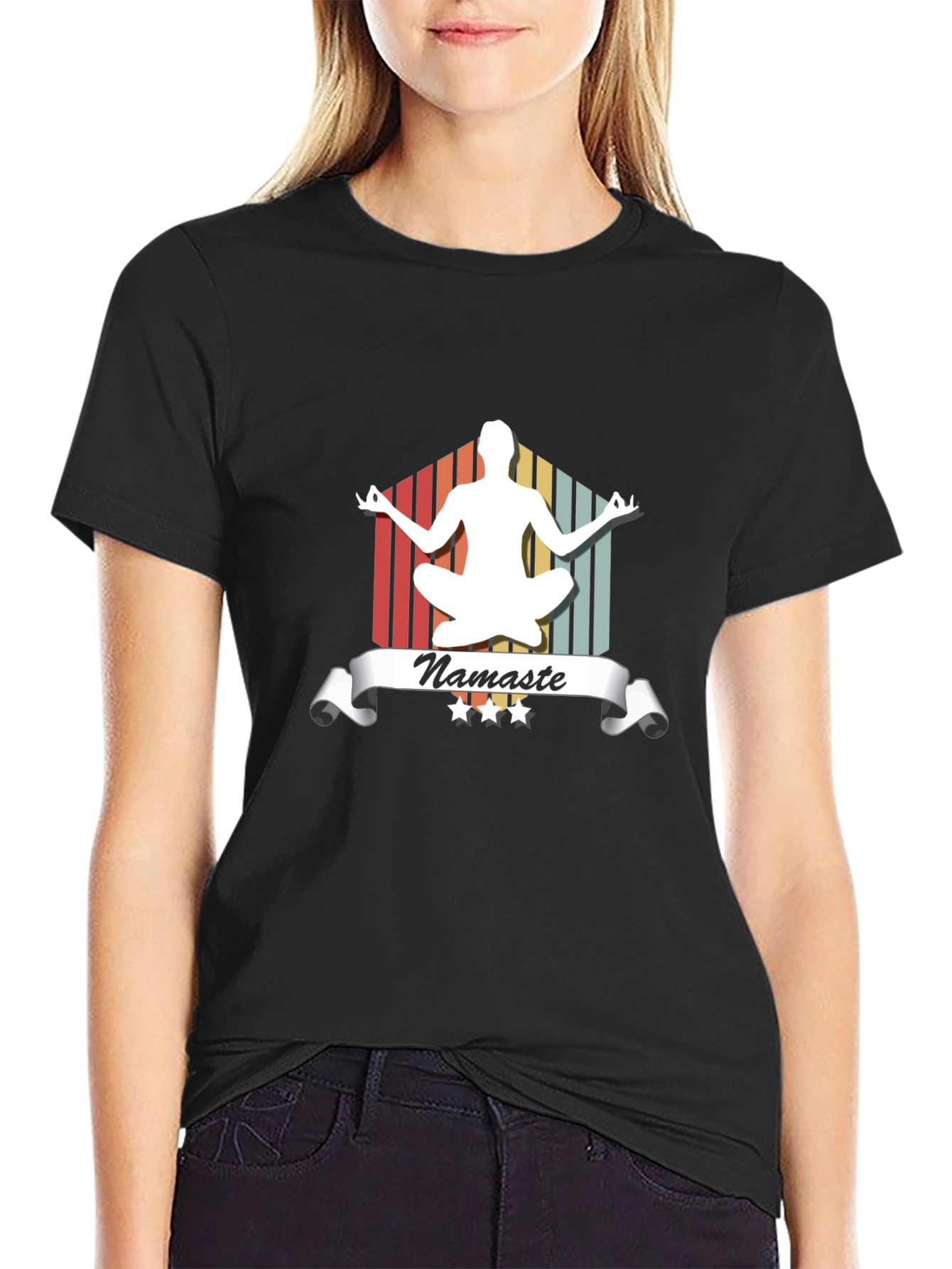 Namaste Yoga T-Shirt - Meditate in Style