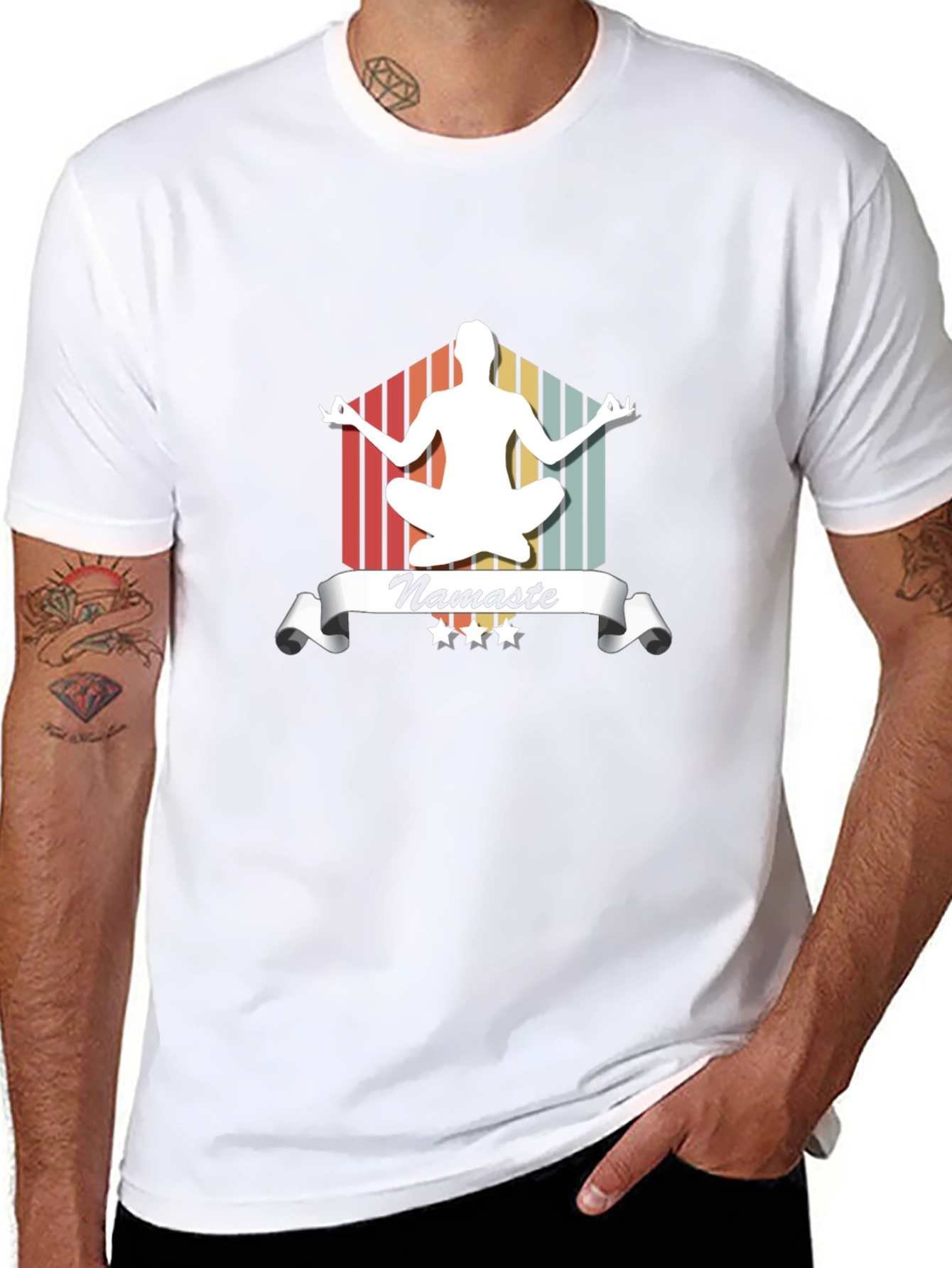 Namaste Yoga T-Shirt - Meditate in Style
