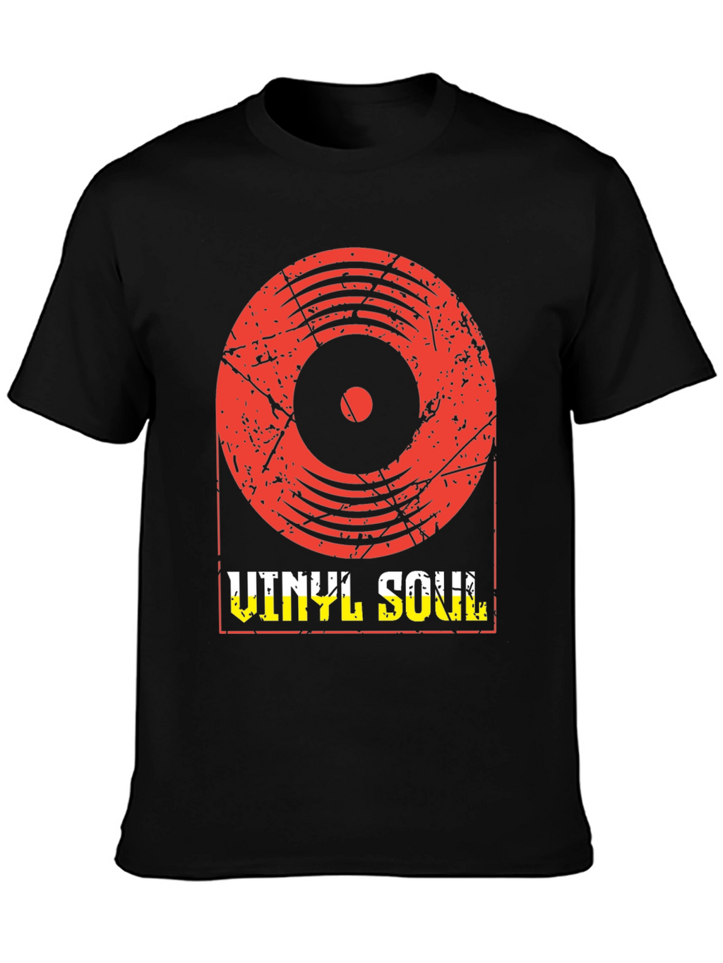Vinyl Soul Graphic T-Shirt - Retro Music Tee
