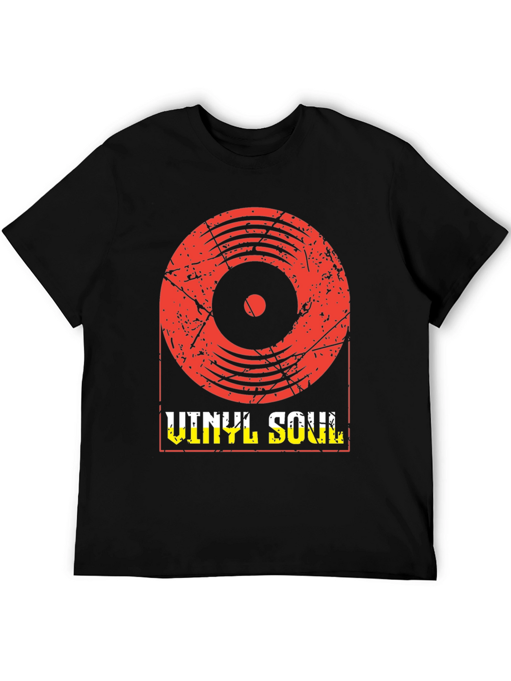 Vinyl Soul Graphic T-Shirt - Retro Music Tee