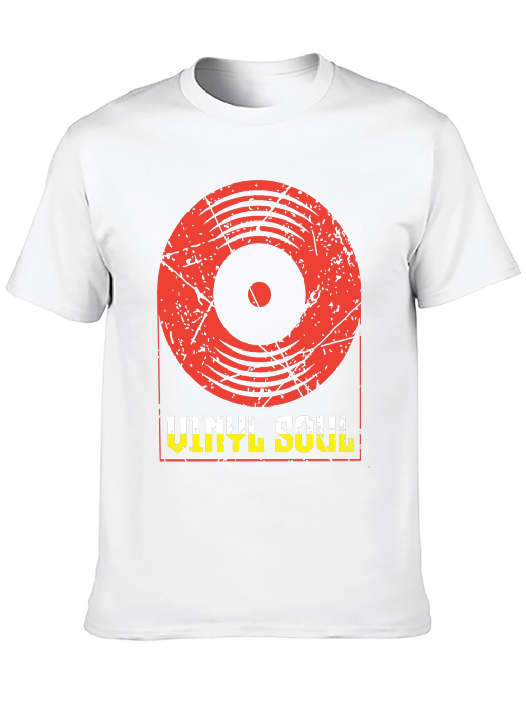 Vinyl Soul Graphic T-Shirt - Retro Music Tee