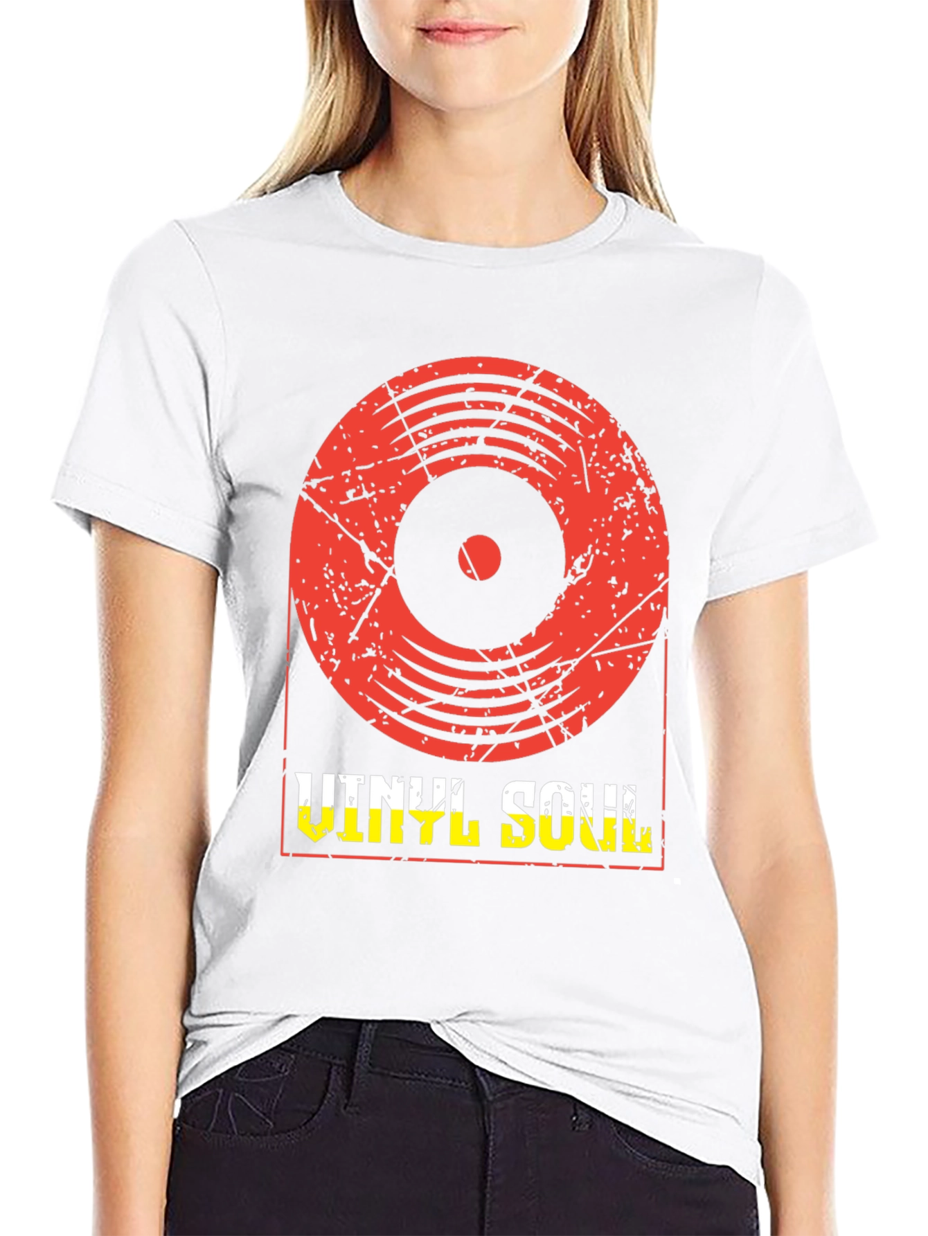 Vinyl Soul Graphic T-Shirt - Retro Music Tee