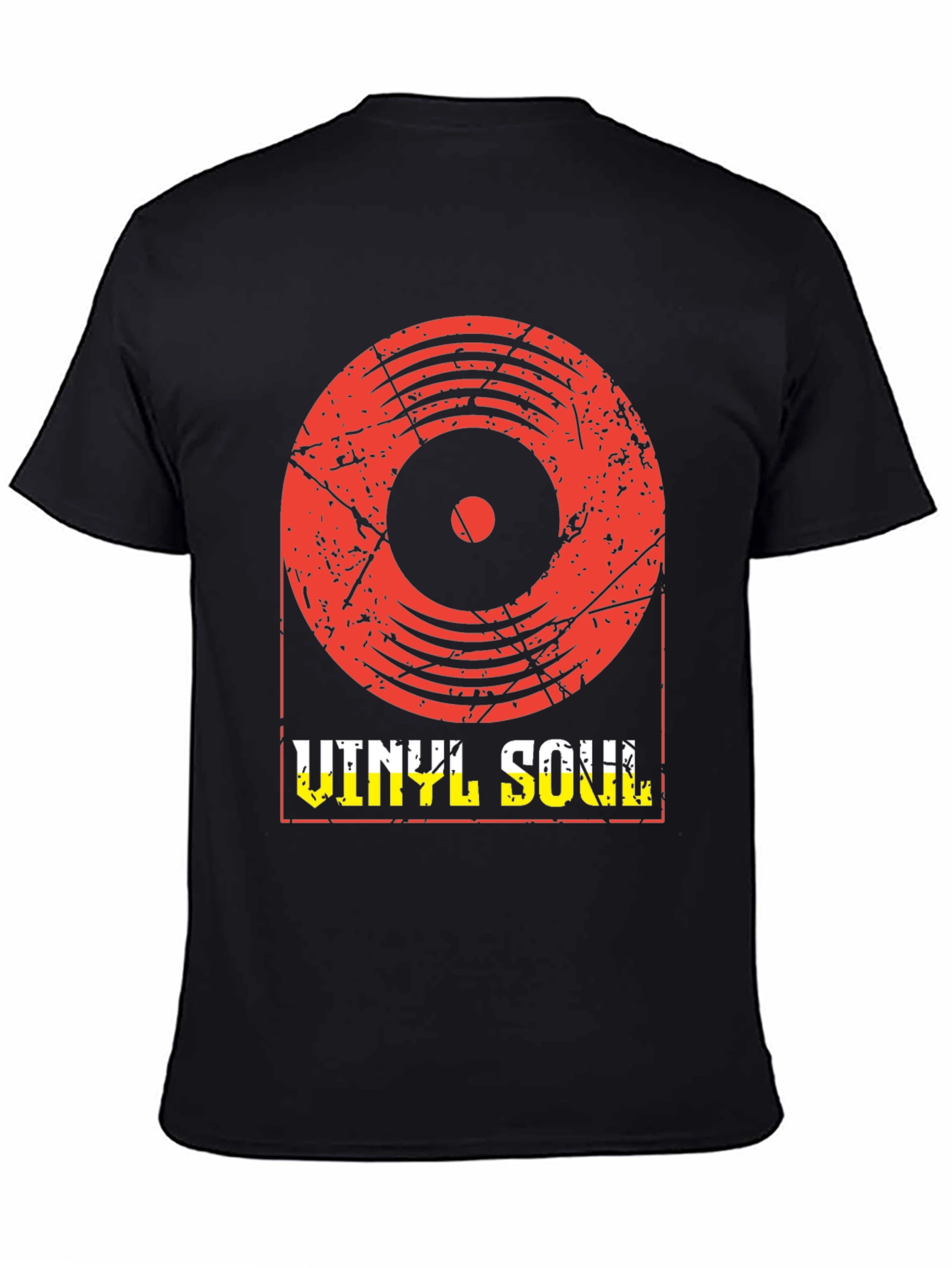 Vinyl Soul Graphic T-Shirt - Retro Music Tee