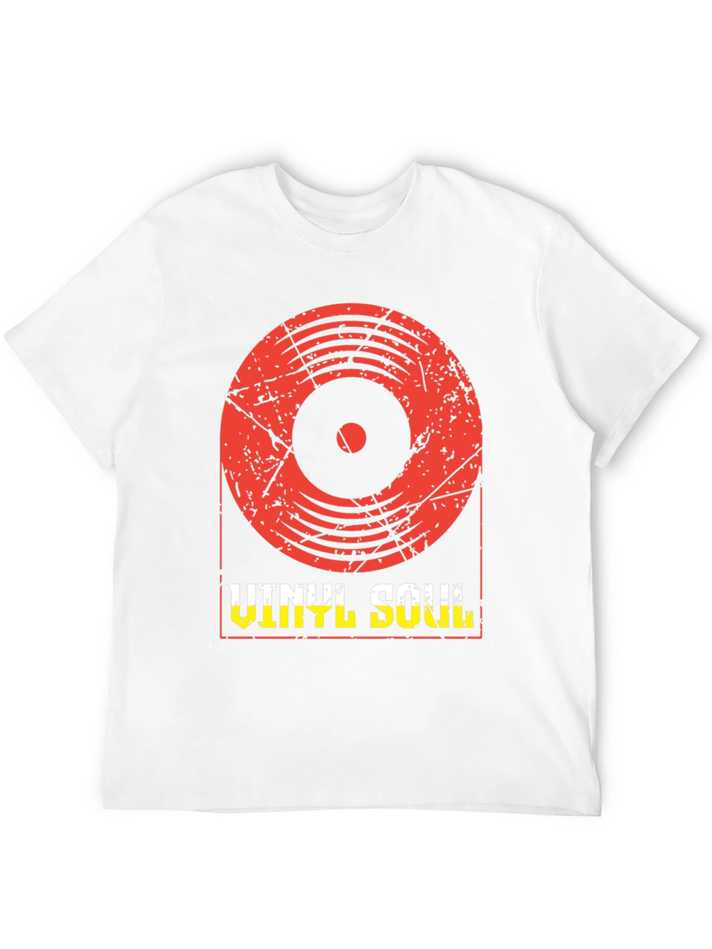 Vinyl Soul Graphic T-Shirt - Retro Music Tee