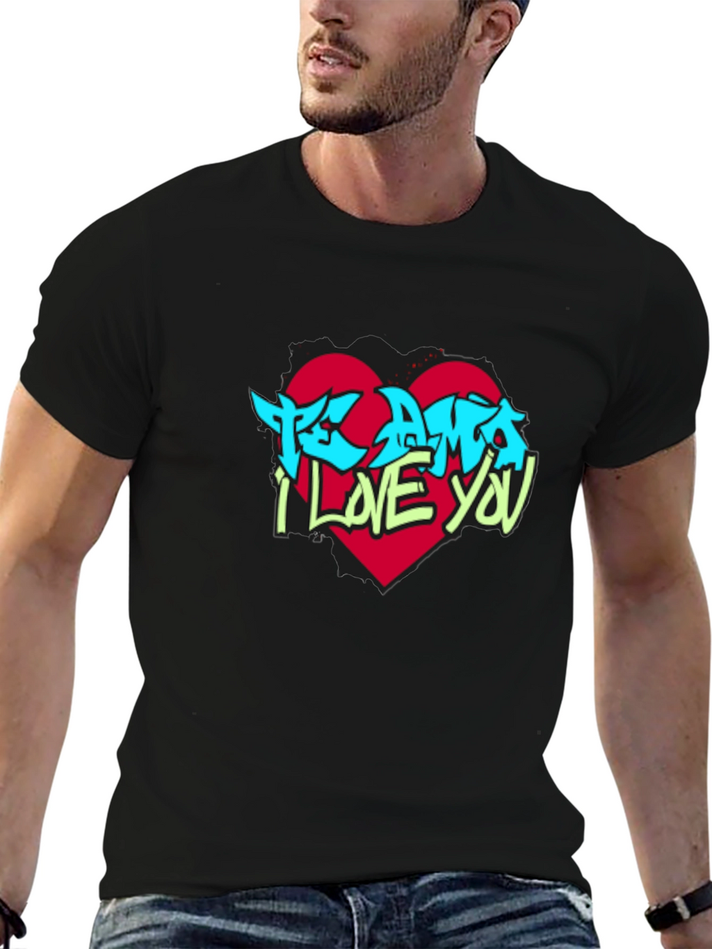 Te Amo - I Love You Graphic T-Shirt