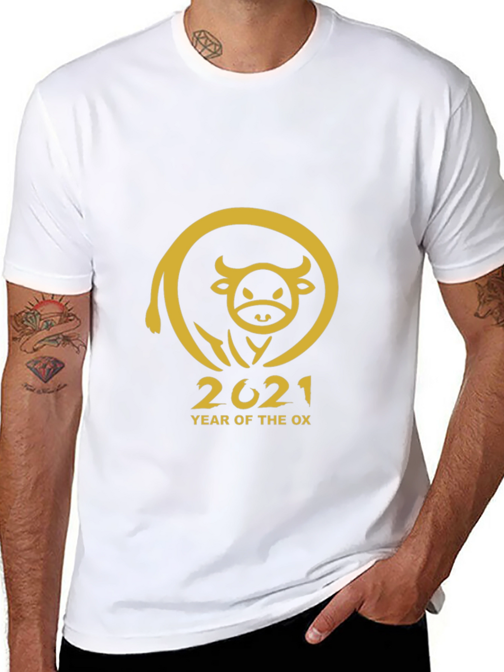Year of the Ox 2021 Black T-Shirt