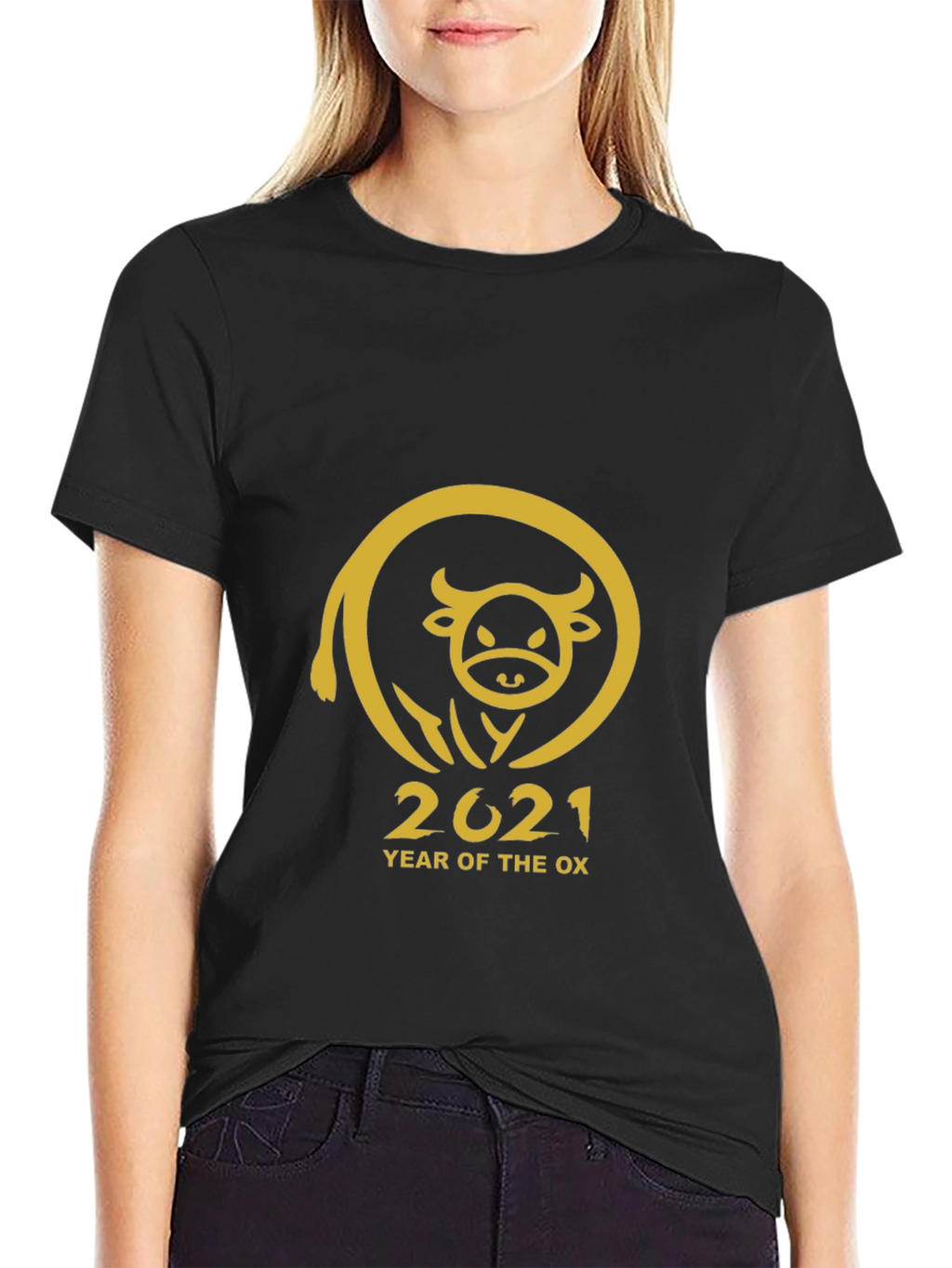 Year of the Ox 2021 Black T-Shirt