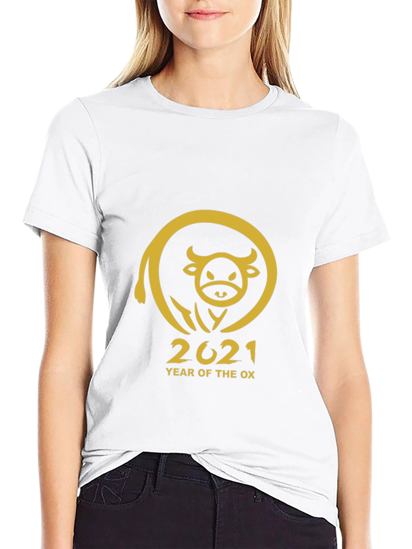 Year of the Ox 2021 Black T-Shirt