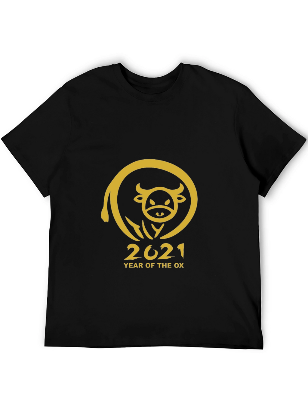 Year of the Ox 2021 Black T-Shirt