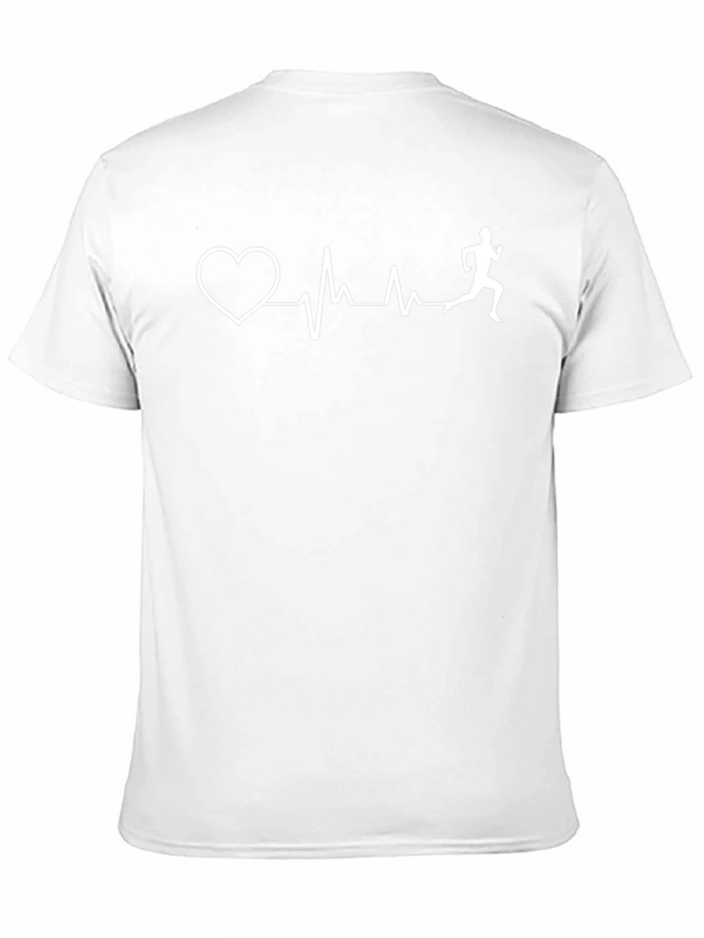 Heartbeat Runner Graphic Tee - Black