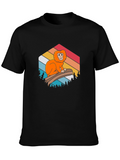 Golden Lion Tamarin Retro Style T-Shirt