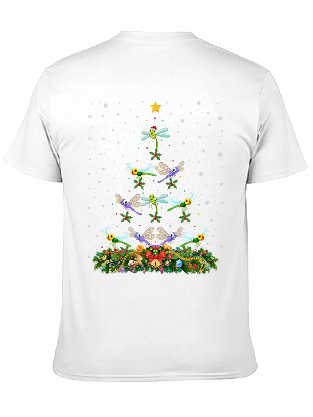 Dragonfly Christmas Tree T-Shirt