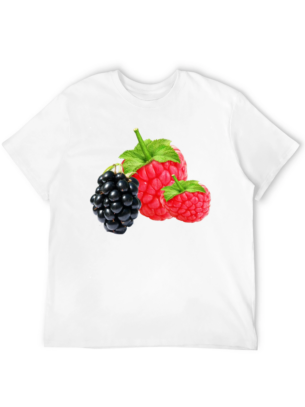 Raspberry and Blackberry Graphic T-Shirt