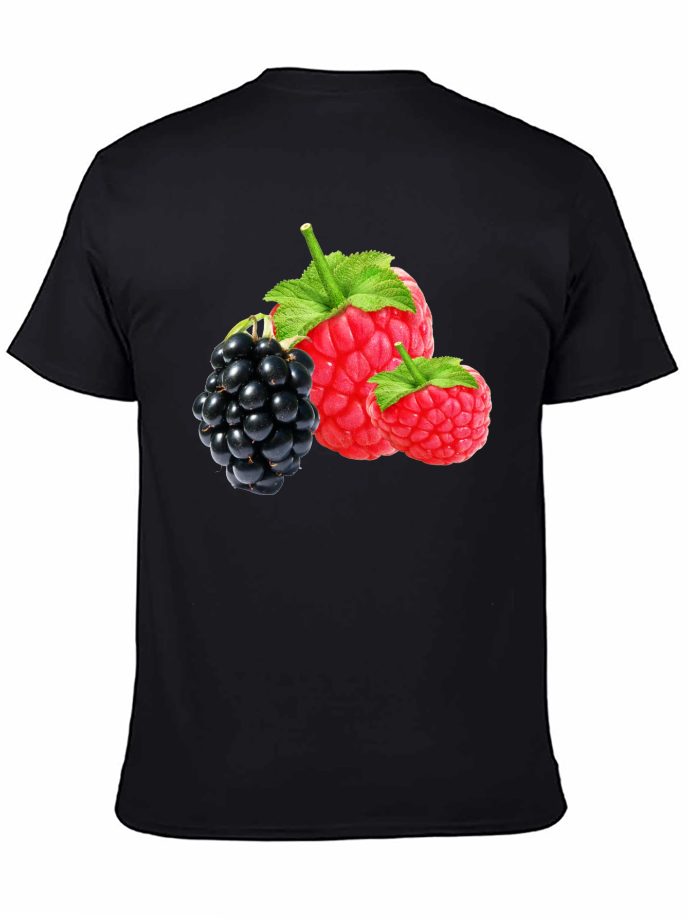 Raspberry and Blackberry Graphic T-Shirt