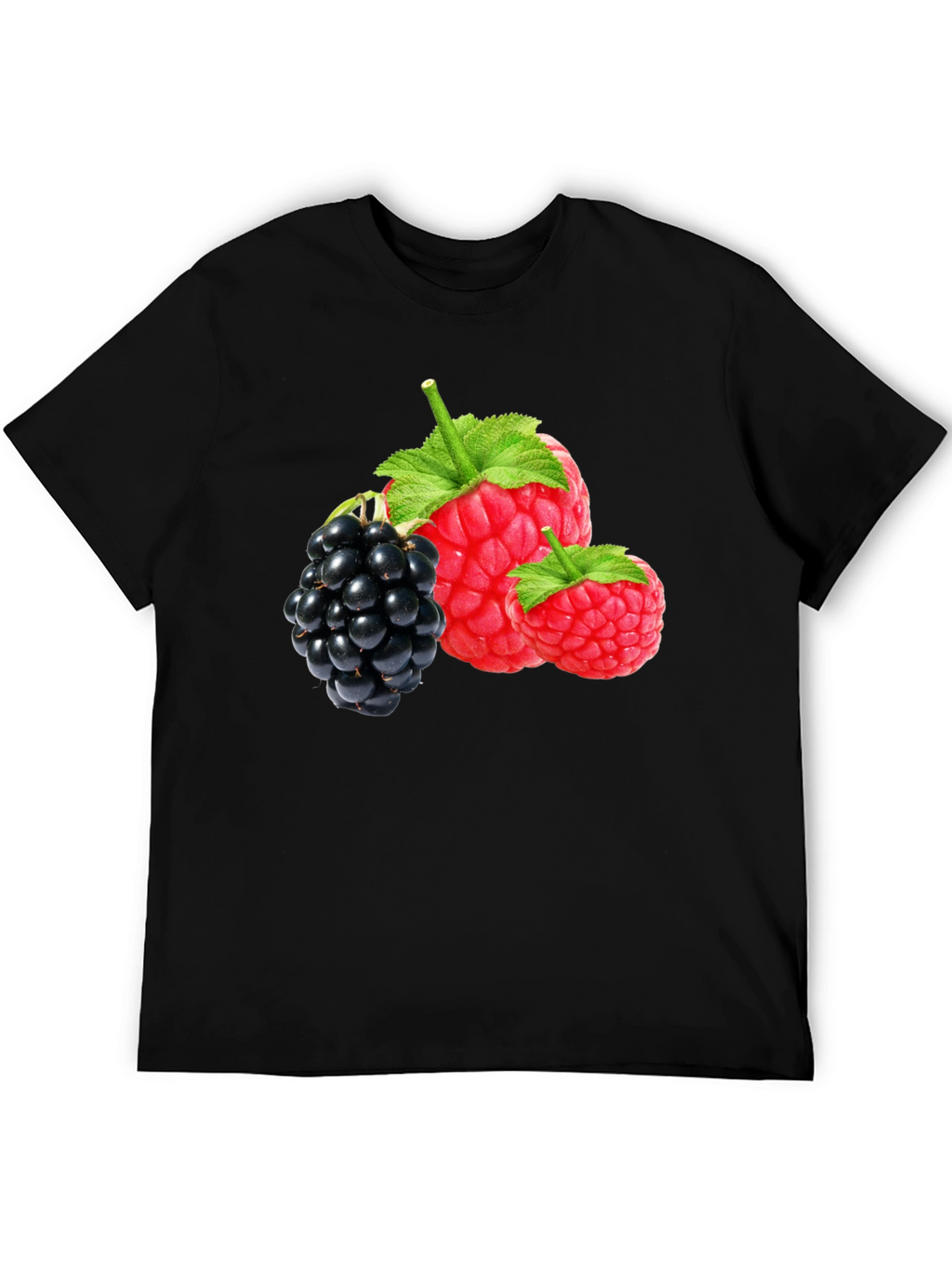 Raspberry and Blackberry Graphic T-Shirt