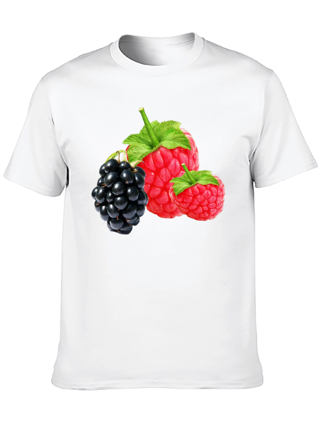 Raspberry and Blackberry Graphic T-Shirt