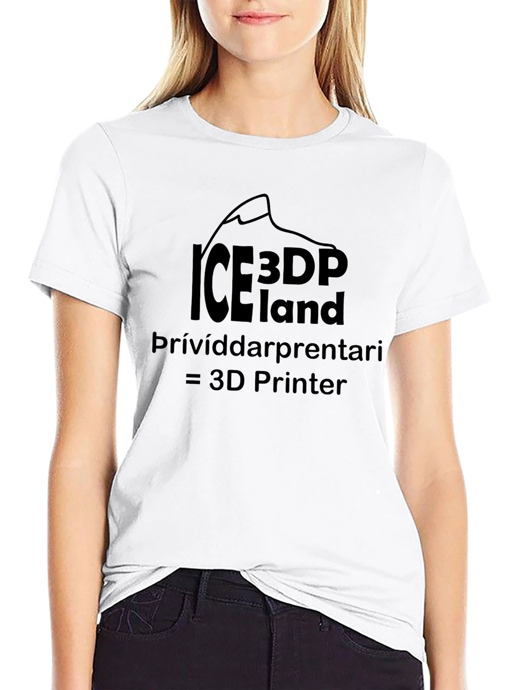 ICE3DP Iceland T-Shirt 3D Printer Tee
