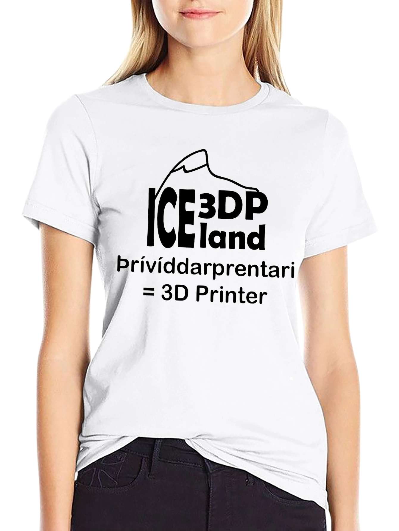 ICE3DP Iceland T-Shirt 3D Printer Tee