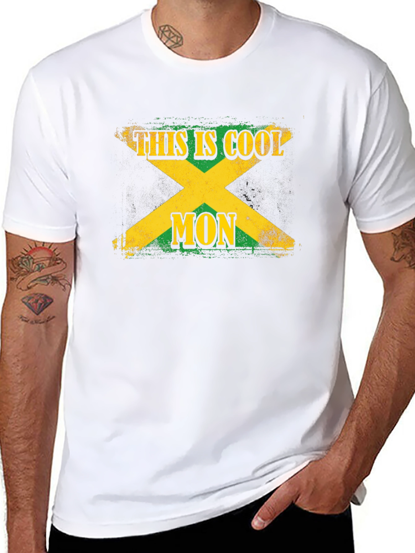Cool Jamaican Flag T-Shirt - This is Cool Mon
