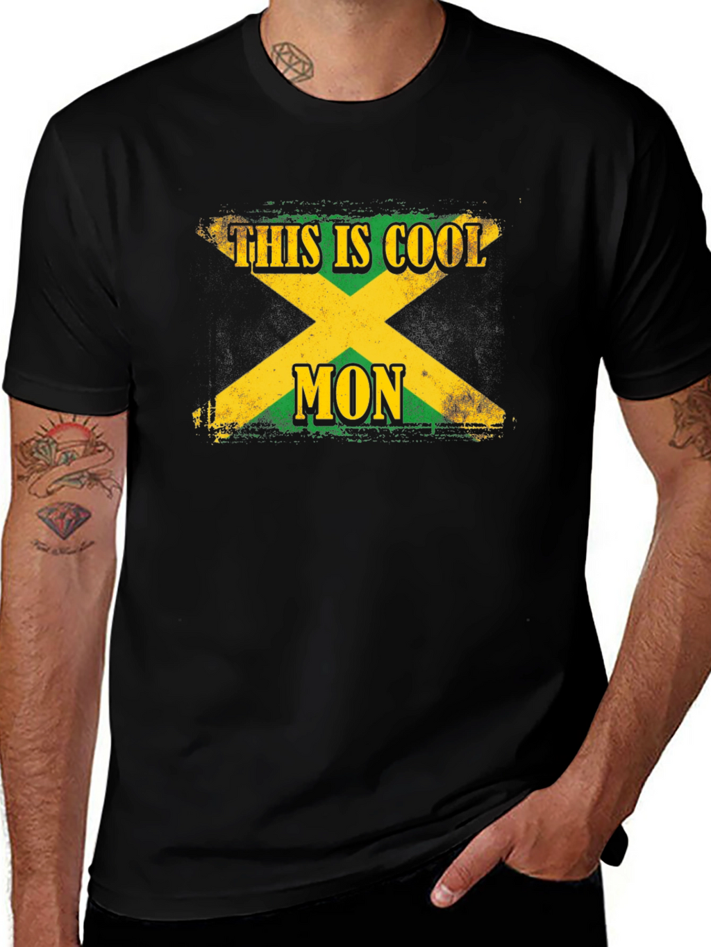 Cool Jamaican Flag T-Shirt - This is Cool Mon