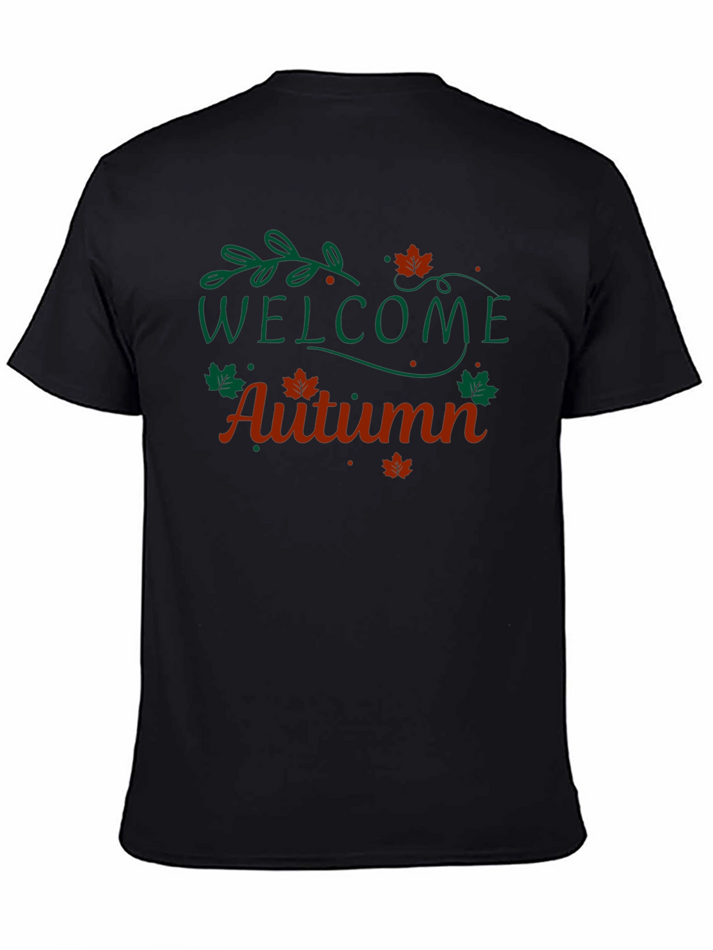 Welcome Autumn Black T-Shirt
