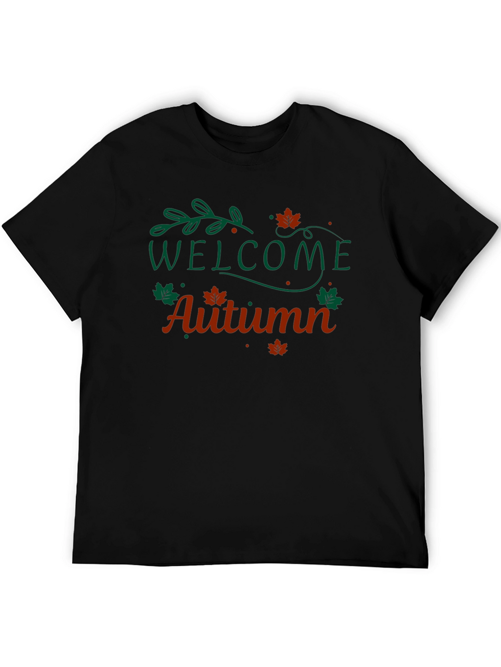 Welcome Autumn Black T-Shirt