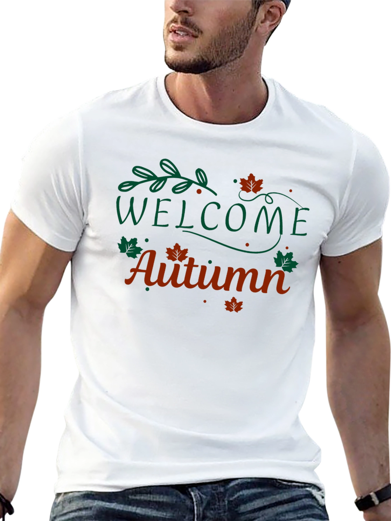 Welcome Autumn Black T-Shirt