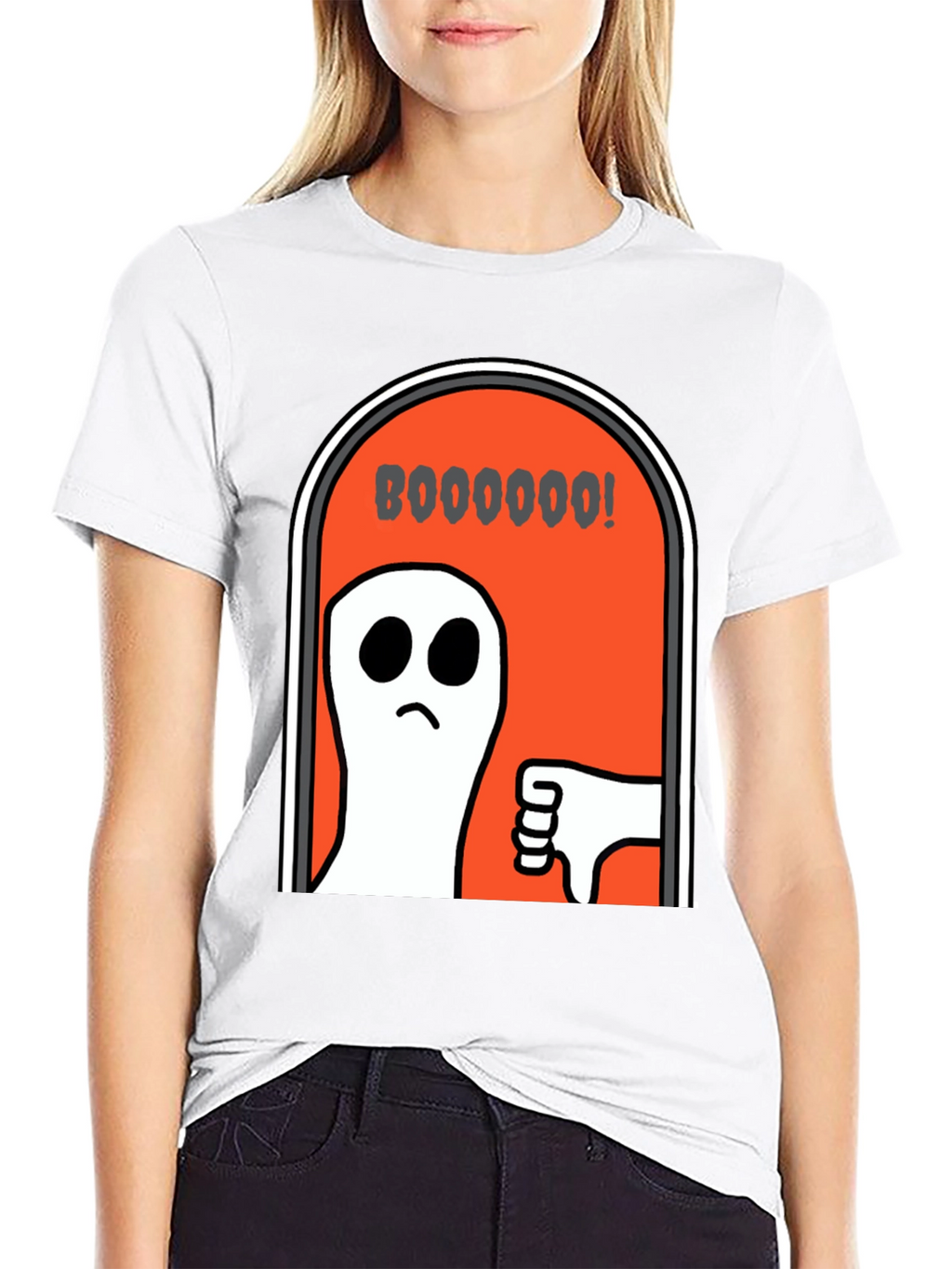 Boo Ghost Humor Graphic T-Shirt