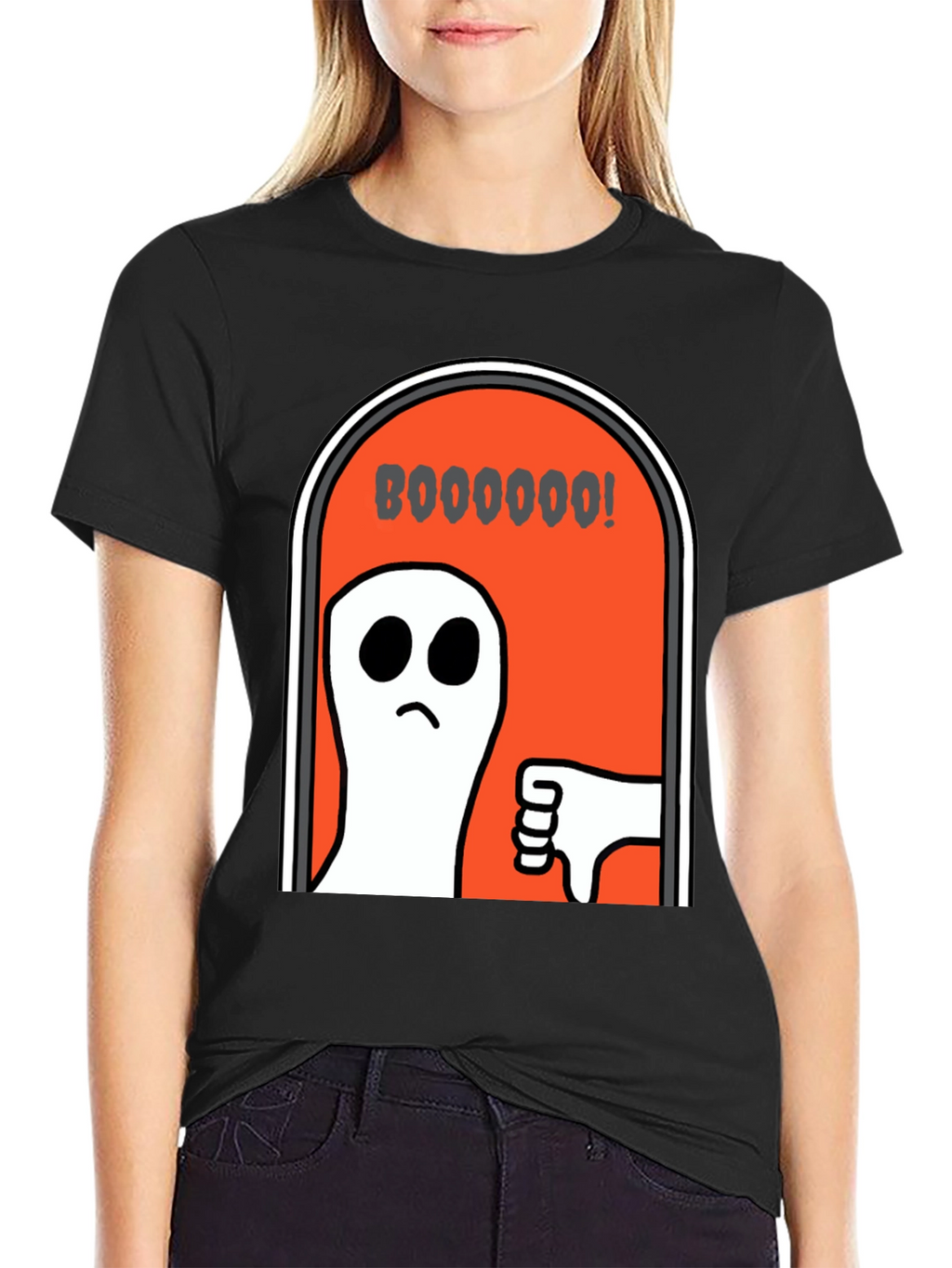 Boo Ghost Humor Graphic T-Shirt