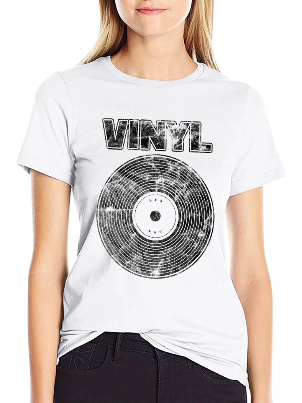 Vinyl Record Graphic T-Shirt