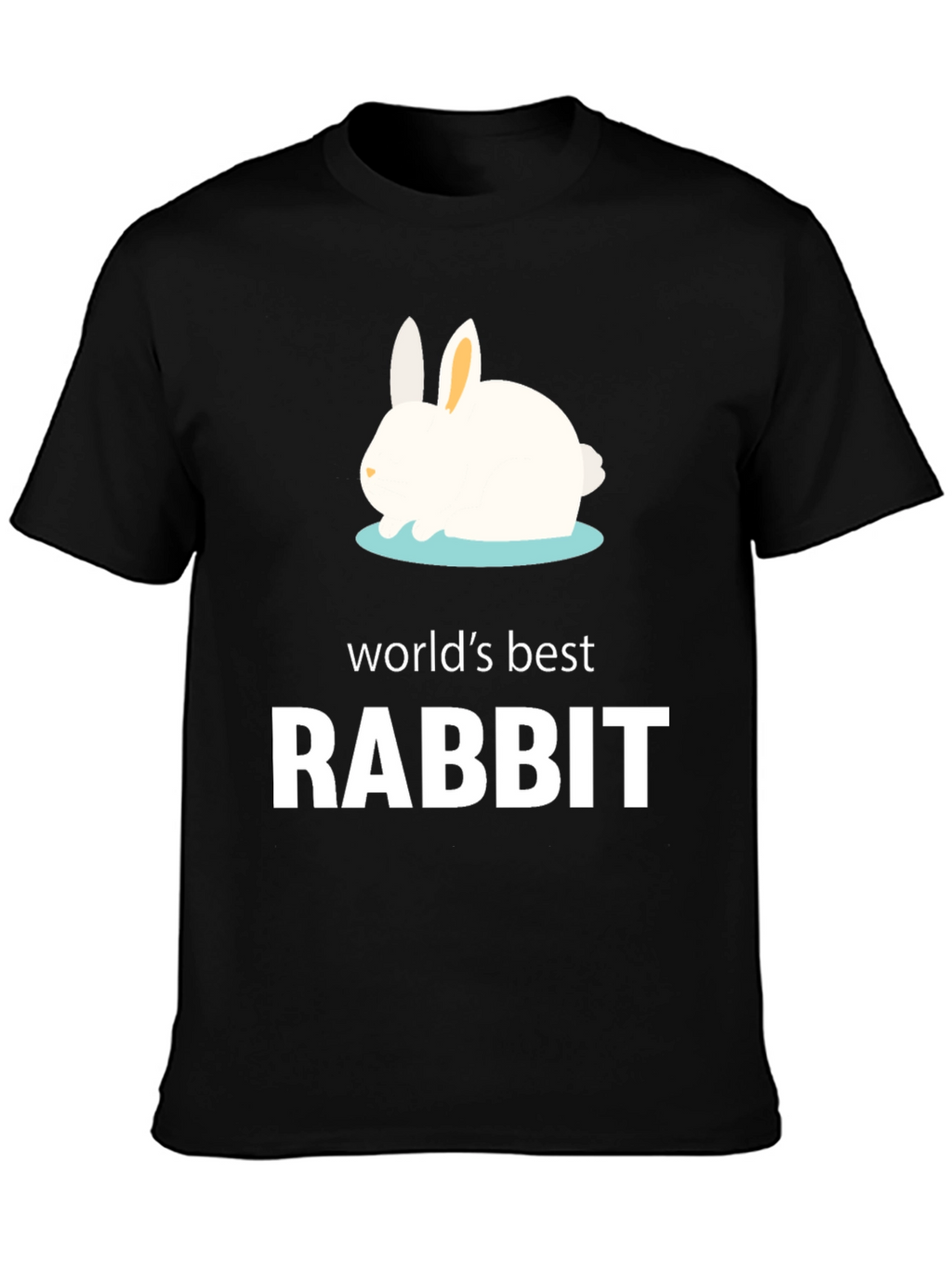 Worlds Best Rabbit T-Shirt - Black